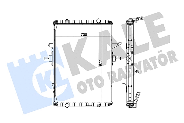 Radiator, engine cooling (350185)