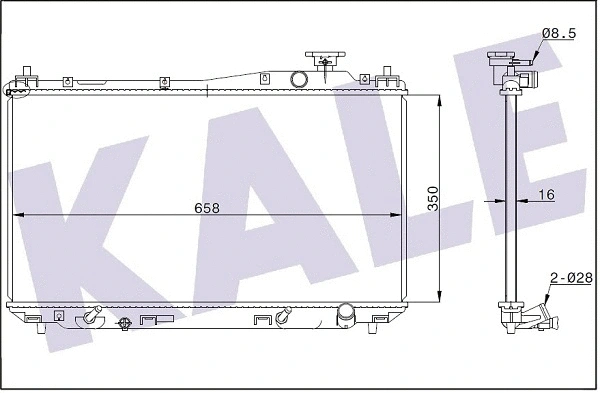 Radiator, engine cooling (356900)