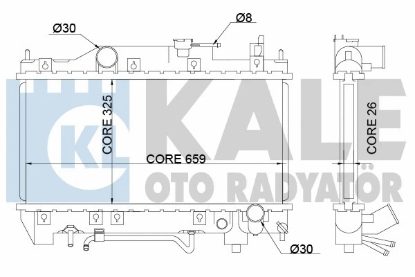 Radiator, engine cooling (342190)