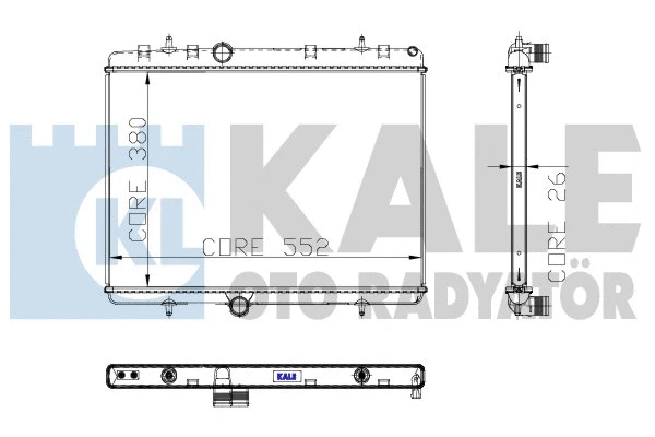 Radiator, engine cooling (310800)