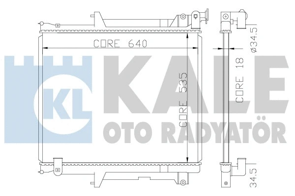Radiator, engine cooling (370400)