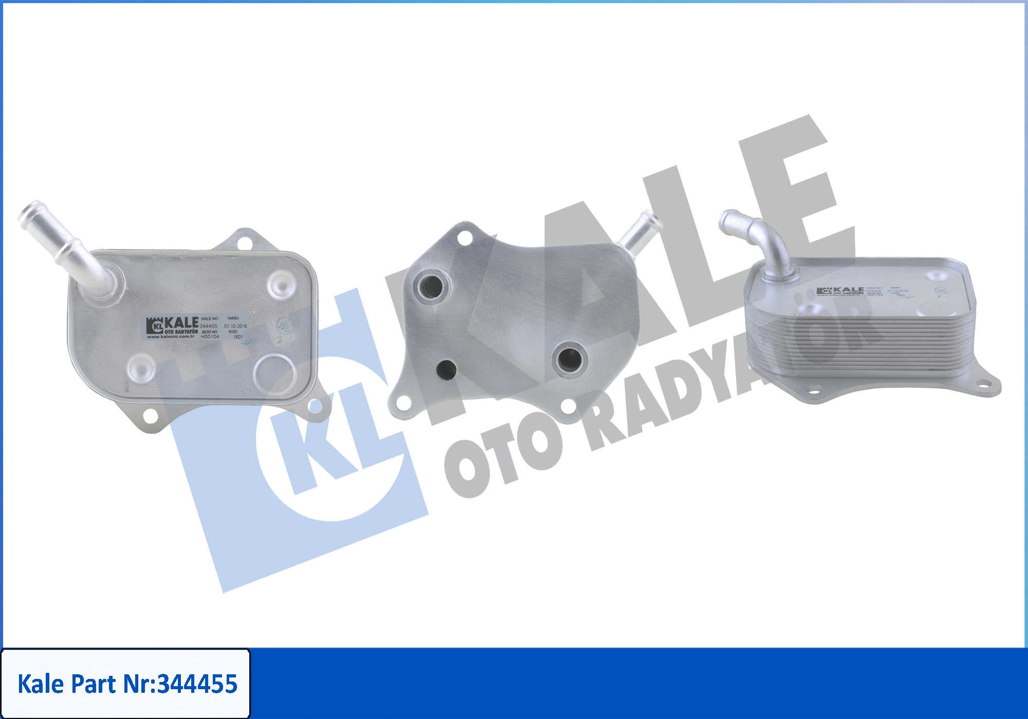 Oil Cooler, engine oil (344455)