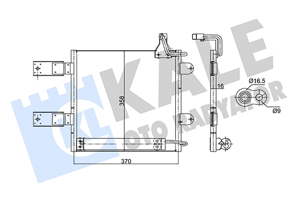 Condenser, air conditioning (350715)