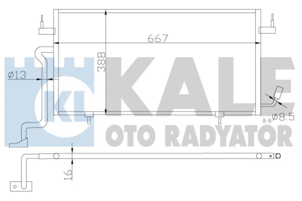 Condenser, air conditioning (385500)