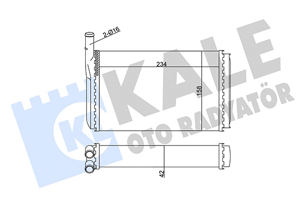 Heat Exchanger, interior heating (352025)
