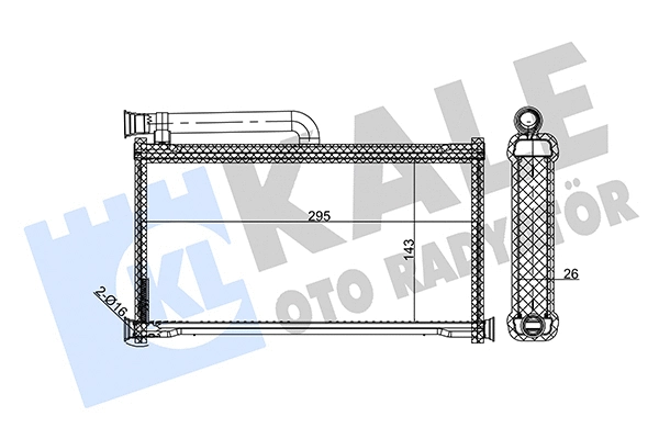 Heat Exchanger, interior heating (352135)