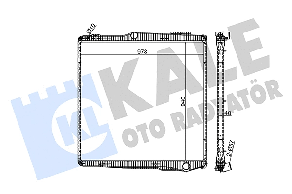 Radiator, engine cooling (351405)