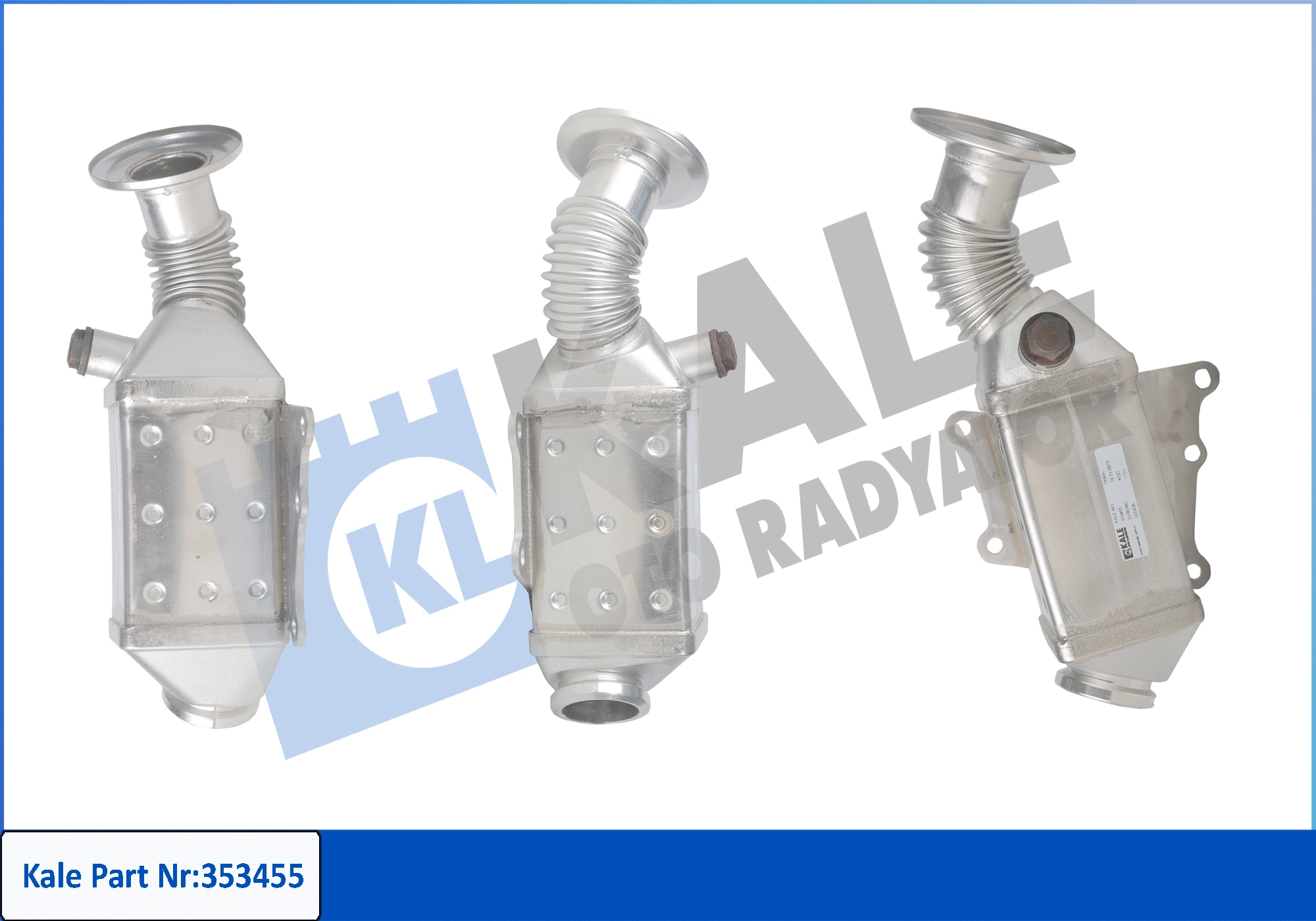 Cooler, exhaust gas recirculation (353455)