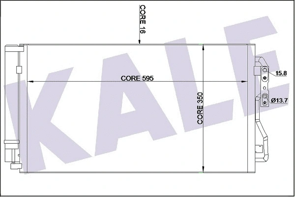 Condenser, air conditioning (350530)