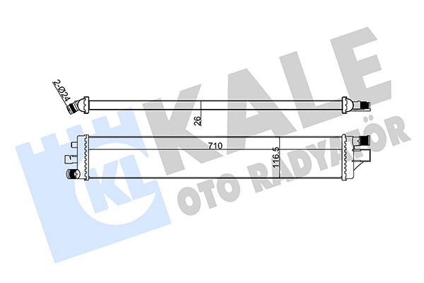 Low Temperature Cooler, charge air cooler (352365)