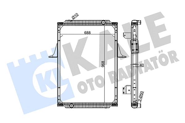 Radiator, engine cooling (349545)