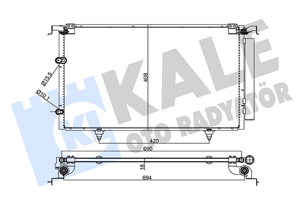 Condenser, air conditioning (357705)