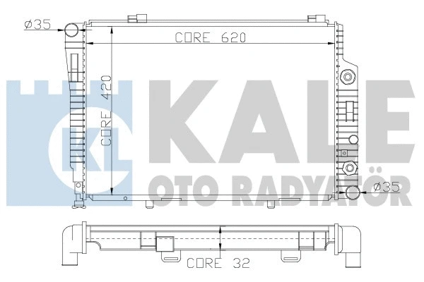 Radiator, engine cooling (360300)