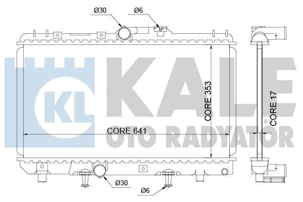 Radiator, engine cooling (342150)