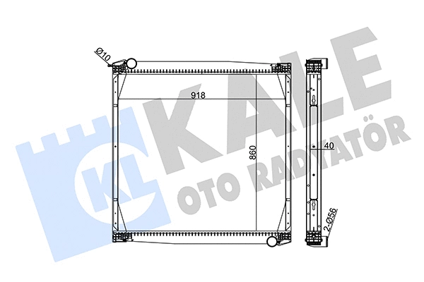 Radiator, engine cooling (349475)