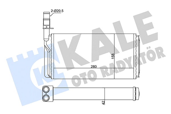 Heat Exchanger, interior heating (346375)