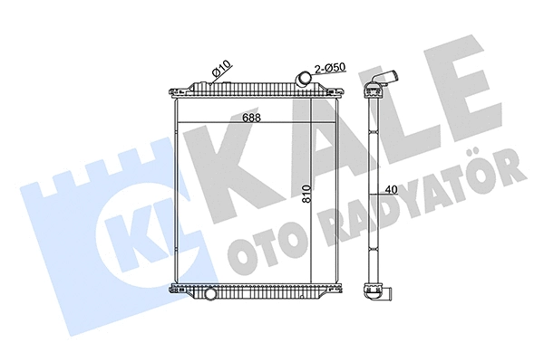 Radiator, engine cooling (352815)