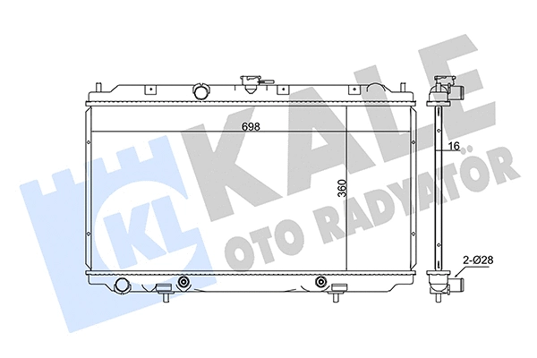 Radiator, engine cooling (345995)