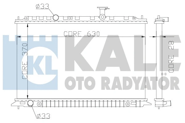 Radiator, engine cooling (359100)