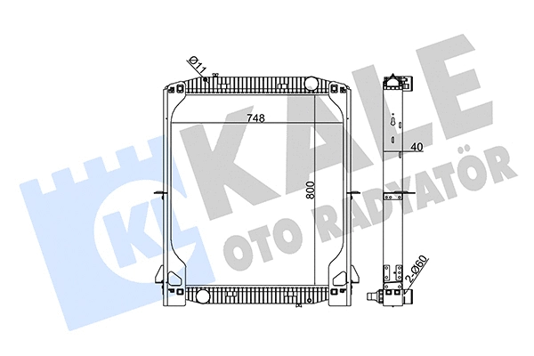 Radiator, engine cooling (349355)