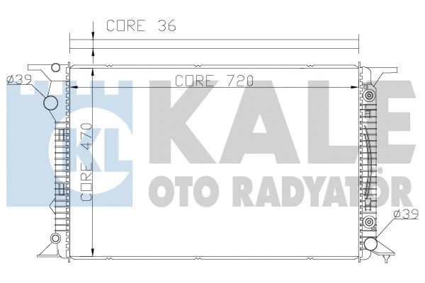 Radiator, engine cooling (367700)
