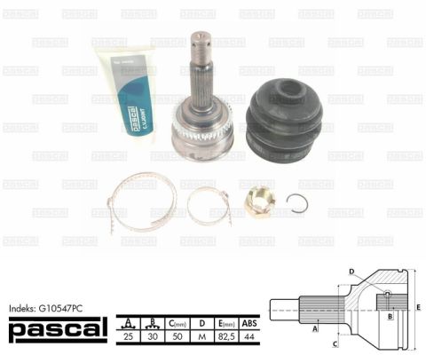 Joint Kit, drive shaft (G10547PC)