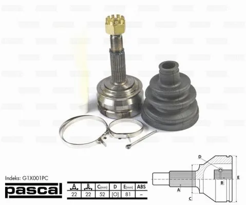 Joint Kit, drive shaft