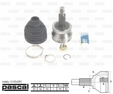 Joint Kit, drive shaft