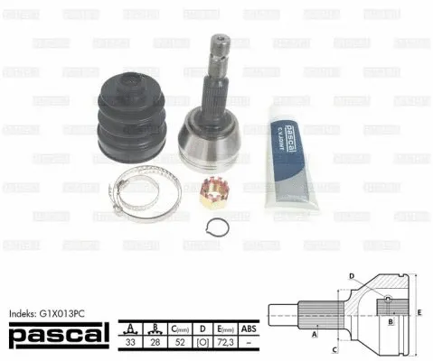 Joint Kit, drive shaft