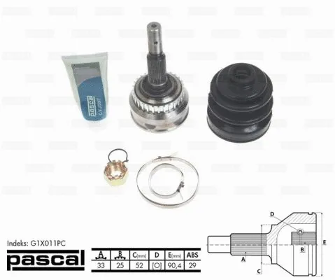 Joint Kit, drive shaft