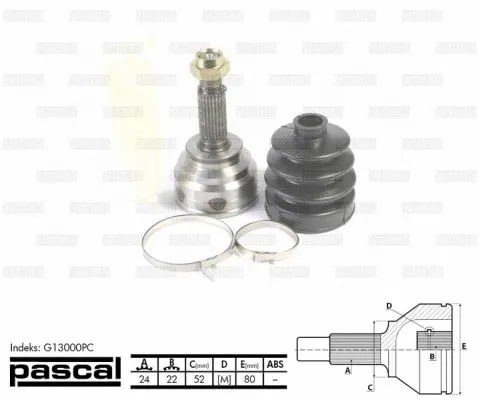 Joint Kit, drive shaft (G13000PC)