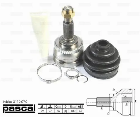Joint Kit, drive shaft (G11047PC)