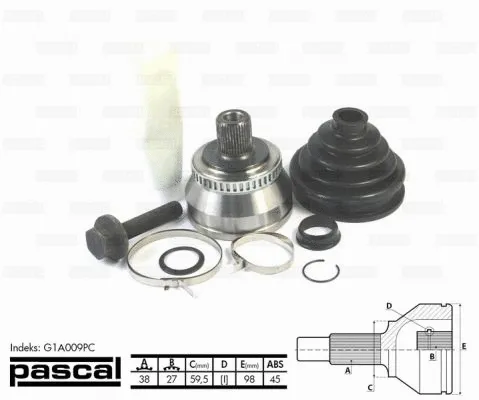 Joint Kit, drive shaft