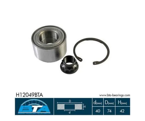 Wheel Bearing Kit (H12049BTA)