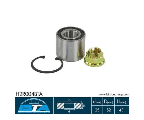 Wheel Bearing Kit (H2R004BTA)