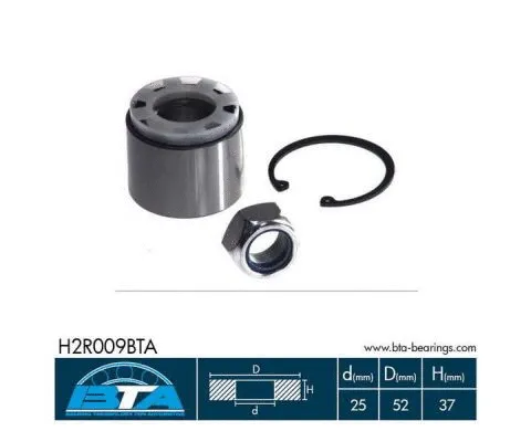 Wheel Bearing Kit (H2R009BTA)