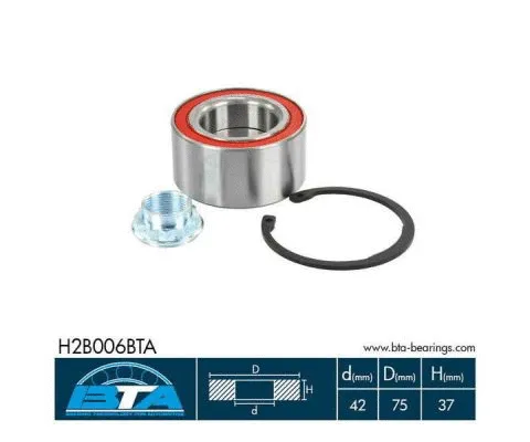 Wheel Bearing Kit (H2B006BTA)
