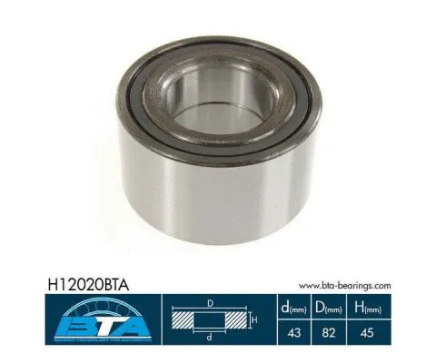 Wheel Bearing Kit (H12020BTA)