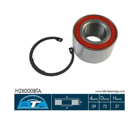 Wheel Bearing Kit (H2X000BTA)