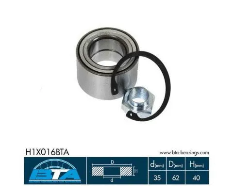 Wheel Bearing Kit (H1X016BTA)