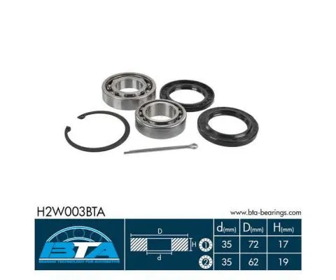Wheel Bearing Kit (H2W003BTA)