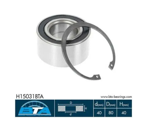 Wheel Bearing Kit (H15031BTA)