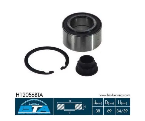 Wheel Bearing Kit (H12056BTA)