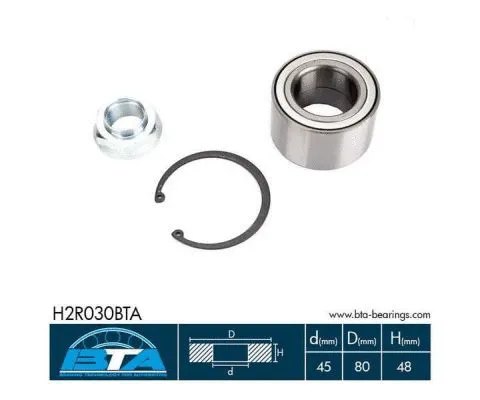 Wheel Bearing Kit (H2R030BTA)