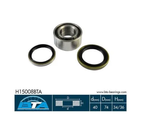 Wheel Bearing Kit (H15008BTA)