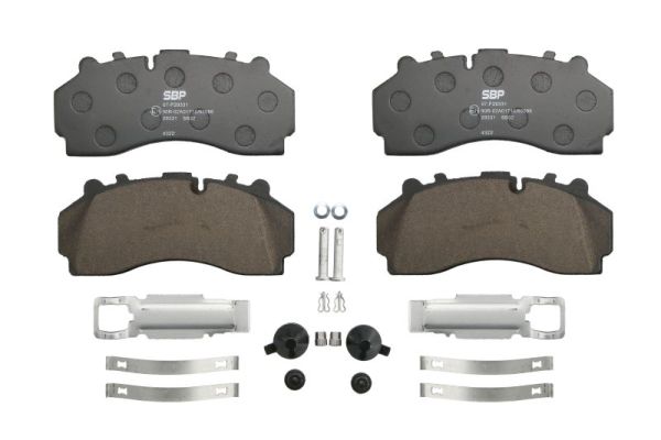 Brake Pad Set, disc brake (07-P29331)