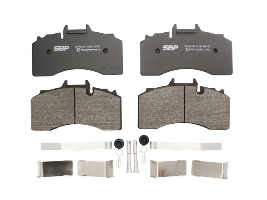 Brake Pad Set, disc brake (07-P29228)