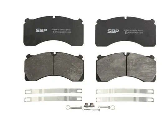 Brake Pad Set, disc brake (07-P29124)