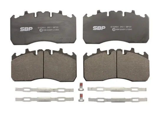 Brake Pad Set, disc brake (07-P29211)