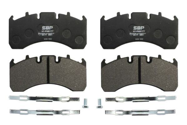 Brake Pad Set, disc brake (07-P29177)